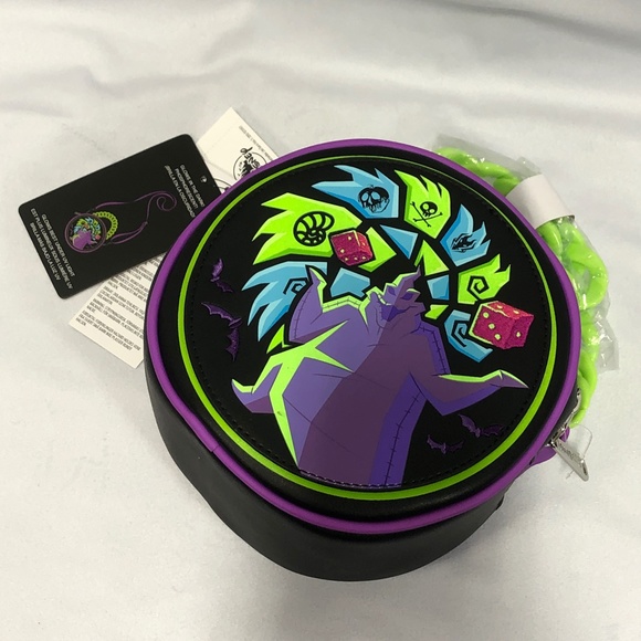 Disney Loungefly Nightmare Before Christmas Oogie Boogie Glow Crossbody Bag NEW - Picture 3 of 7